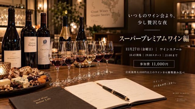 たかつワインスクール　スーパープレミアムワイン編